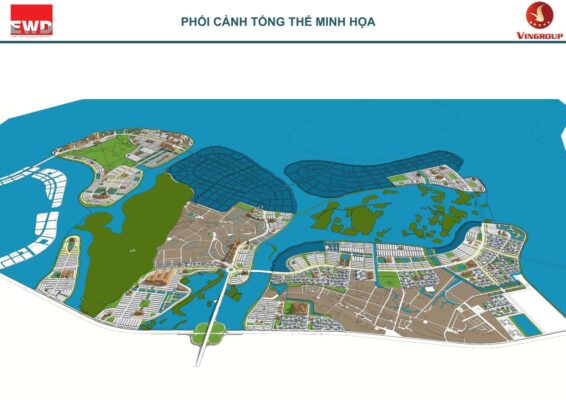Phối cảnh dự kiến Quy hoạch Vinhomes Hạ Long Xanh