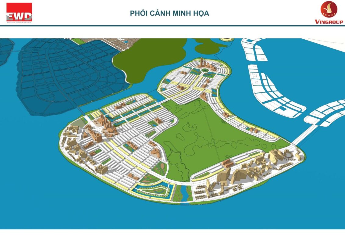 Phối cảnh dự kiến Vinhomes Hạ Long Xanh Apollo City
