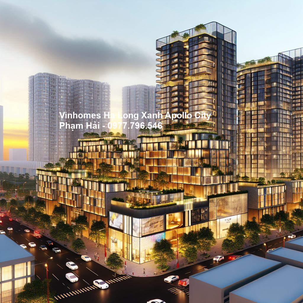 Phối cảnh tổng thể dự án Vinhomes Hạ Long Xanh