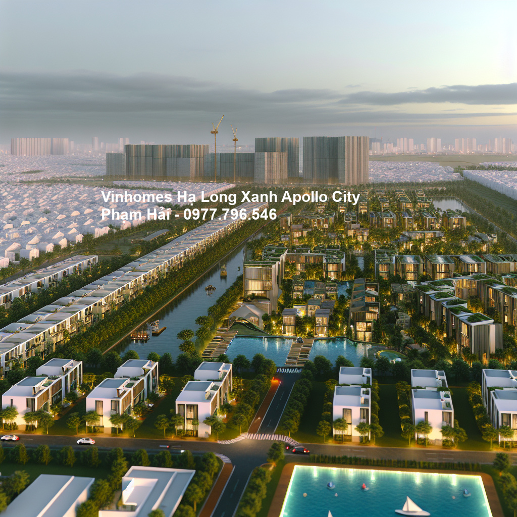 Phối cảnh tổng thể dự án Vinhomes Hạ Long Xanh