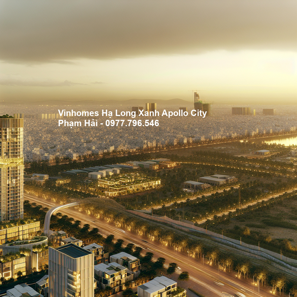 Phối cảnh tổng thể dự án Vinhomes Hạ Long Xanh