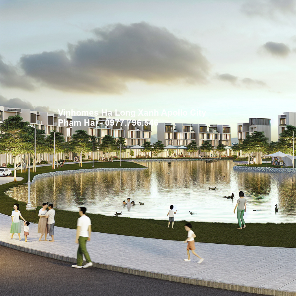 Phối cảnh tổng thể dự án Vinhomes Hạ Long Xanh