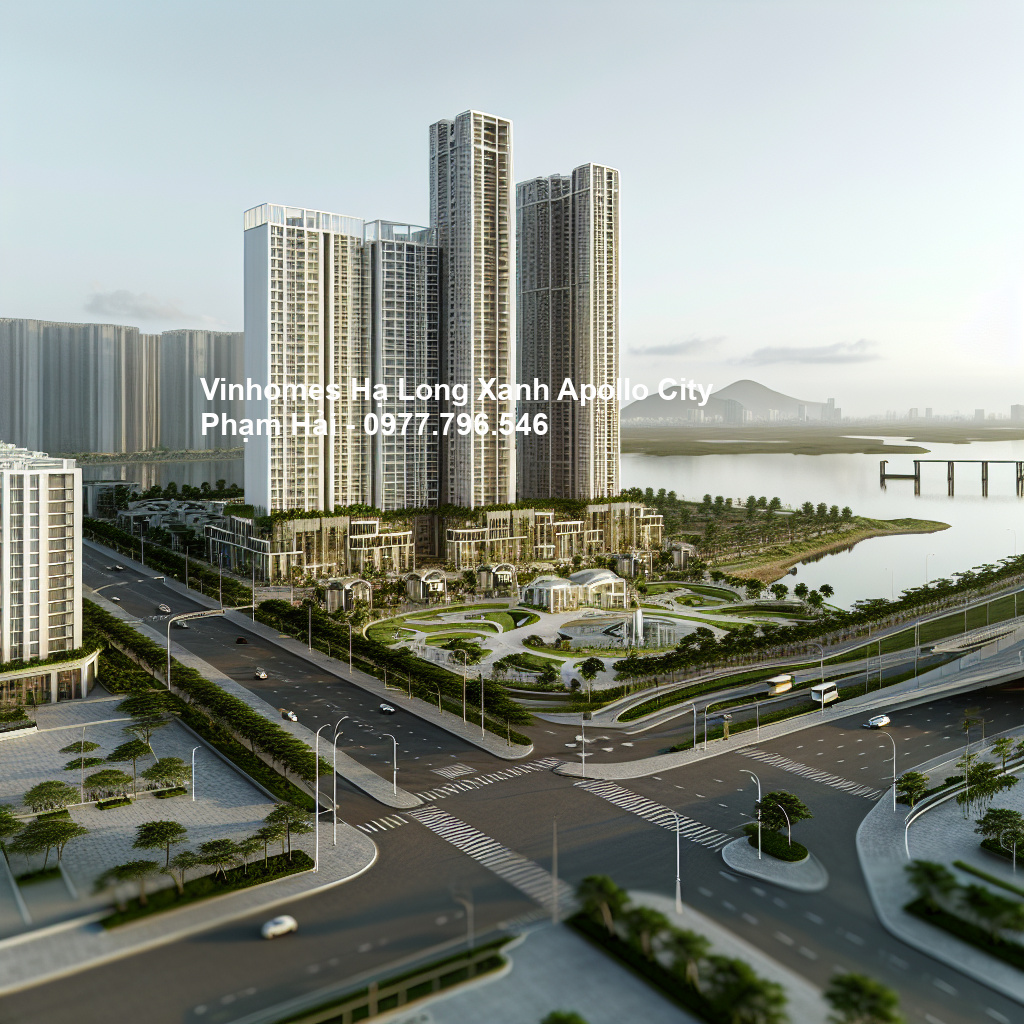 Phối cảnh tổng thể dự án Vinhomes Hạ Long Xanh