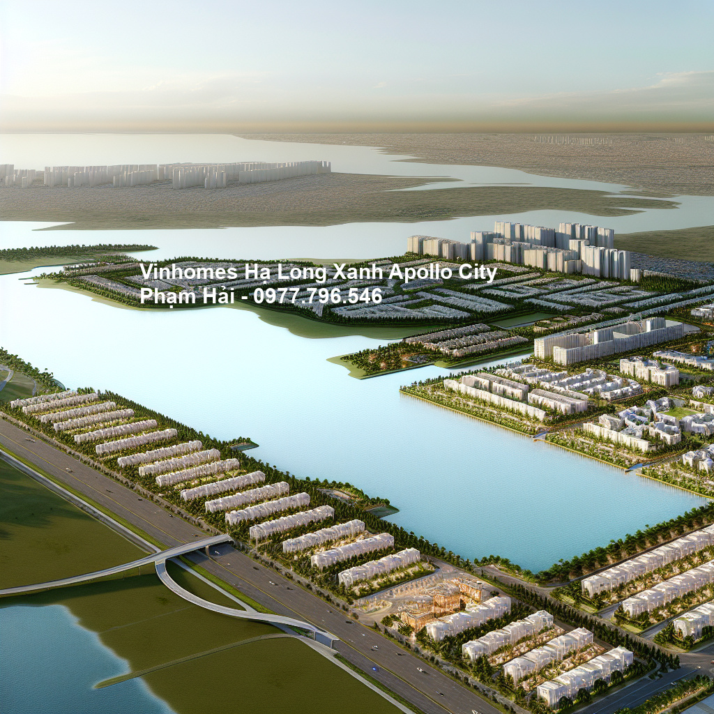 Phối cảnh tổng thể dự án Vinhomes Hạ Long Xanh