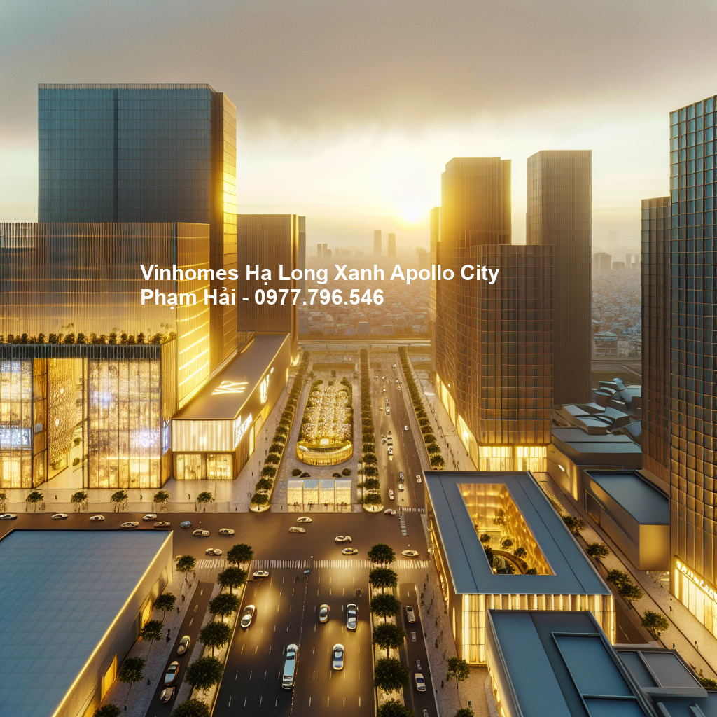 Phối cảnh tổng thể dự án Vinhomes Hạ Long Xanh