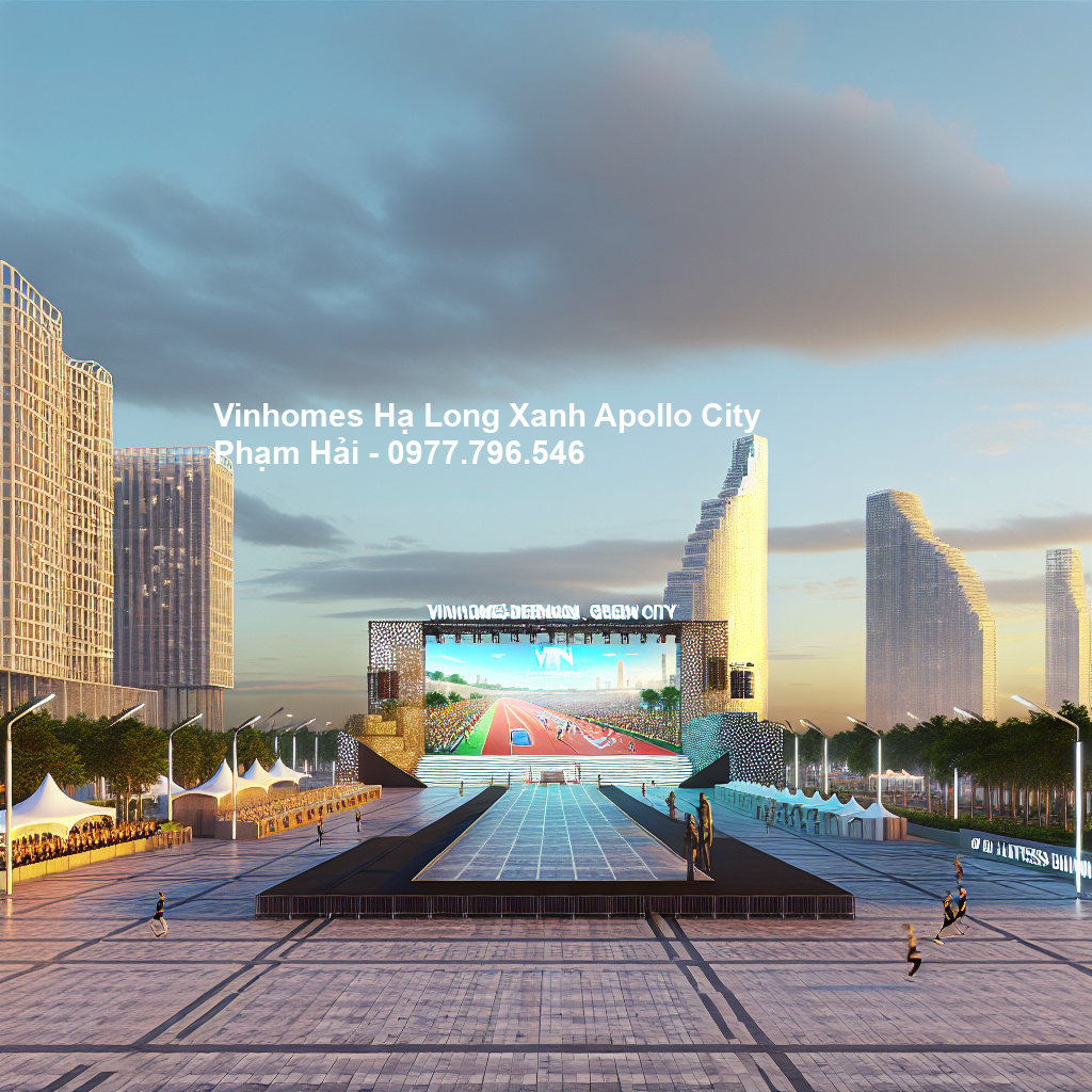 Phối cảnh tổng thể dự án Vinhomes Hạ Long Xanh