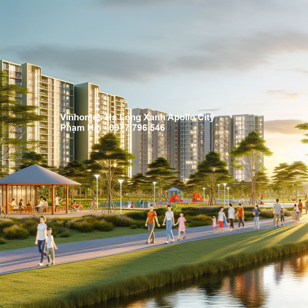 Phối cảnh tổng thể dự án Vinhomes Hạ Long Xanh