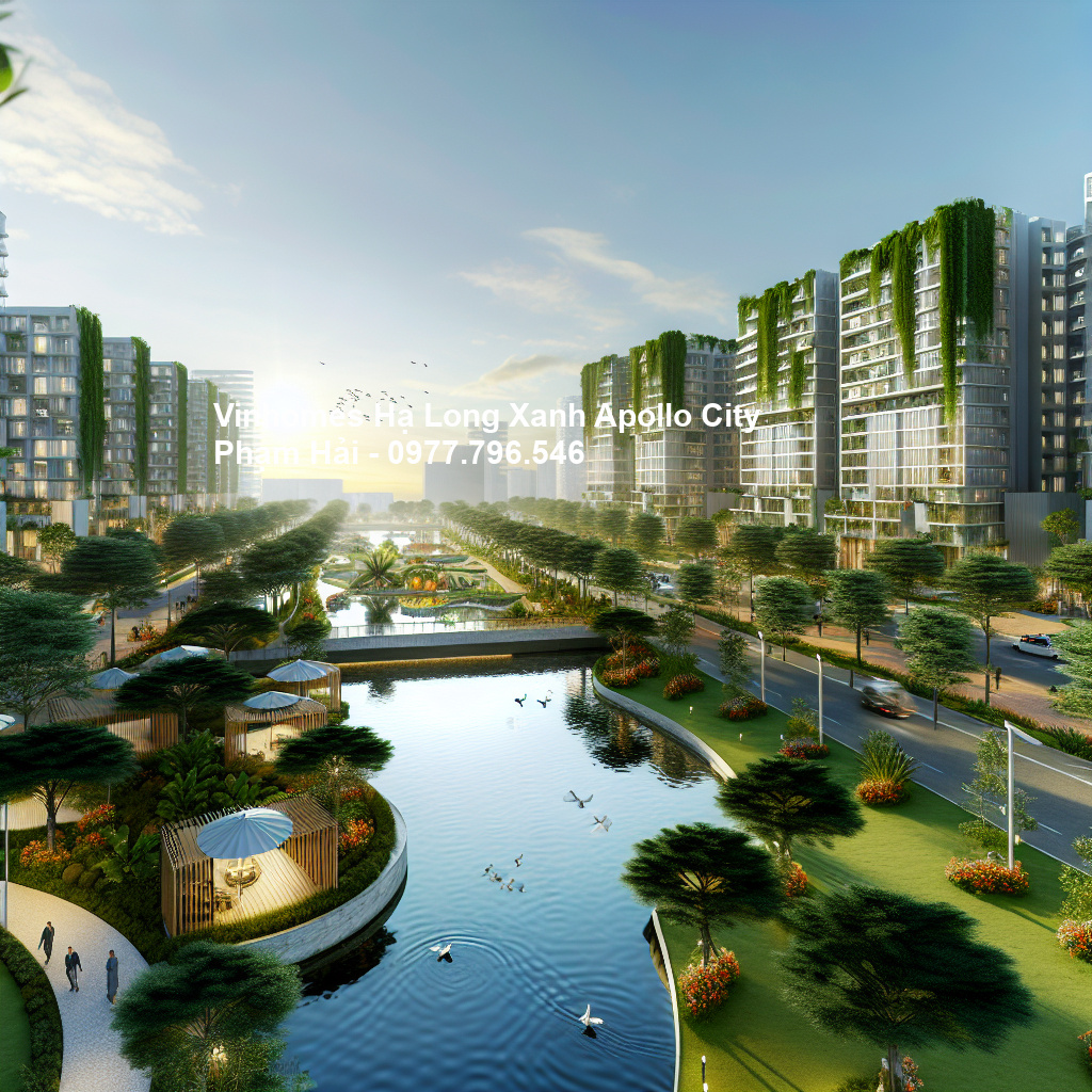 Phối cảnh tổng thể dự án Vinhomes Hạ Long Xanh