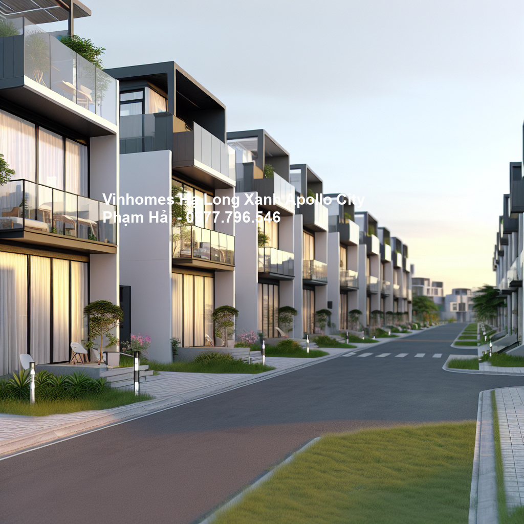 Phối cảnh tổng thể dự án Vinhomes Hạ Long Xanh