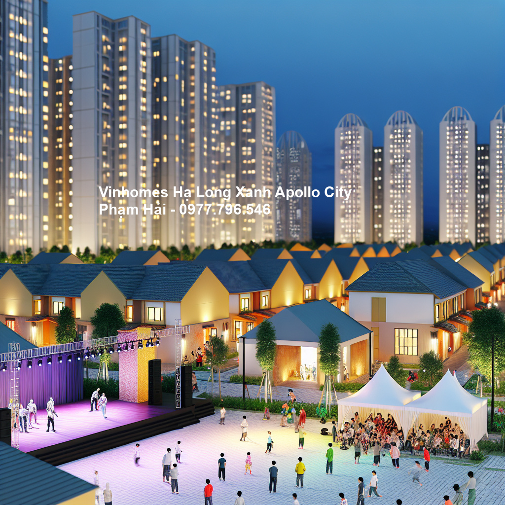 Phối cảnh tổng thể dự án Vinhomes Hạ Long Xanh