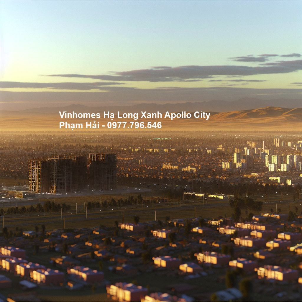 Phối cảnh tổng thể dự án Vinhomes Hạ Long Xanh