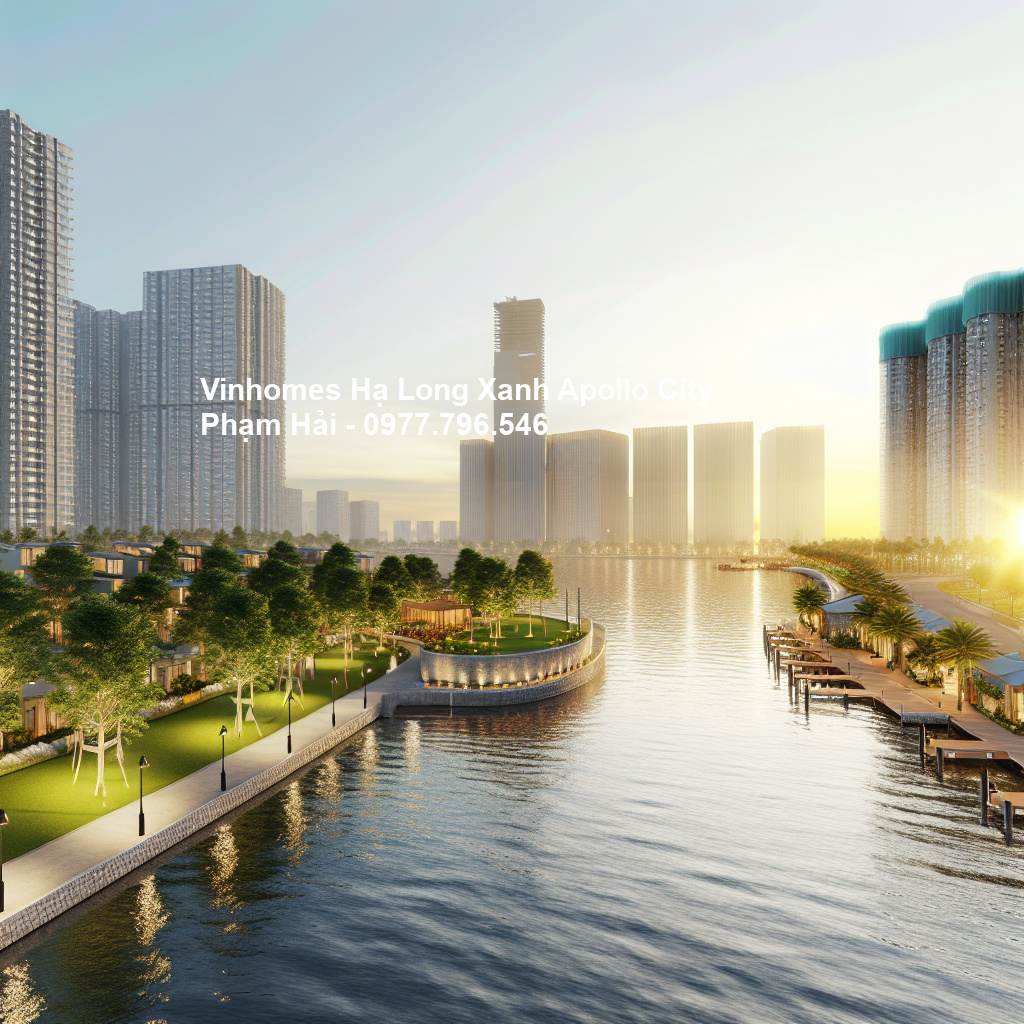 Phối cảnh tổng thể dự án Vinhomes Hạ Long Xanh