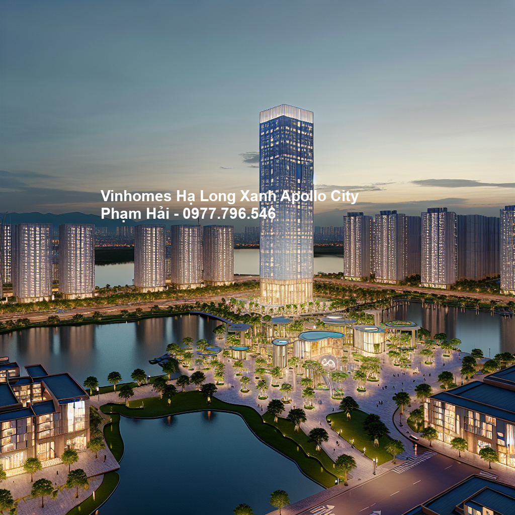 Phối cảnh tổng thể dự án Vinhomes Hạ Long Xanh