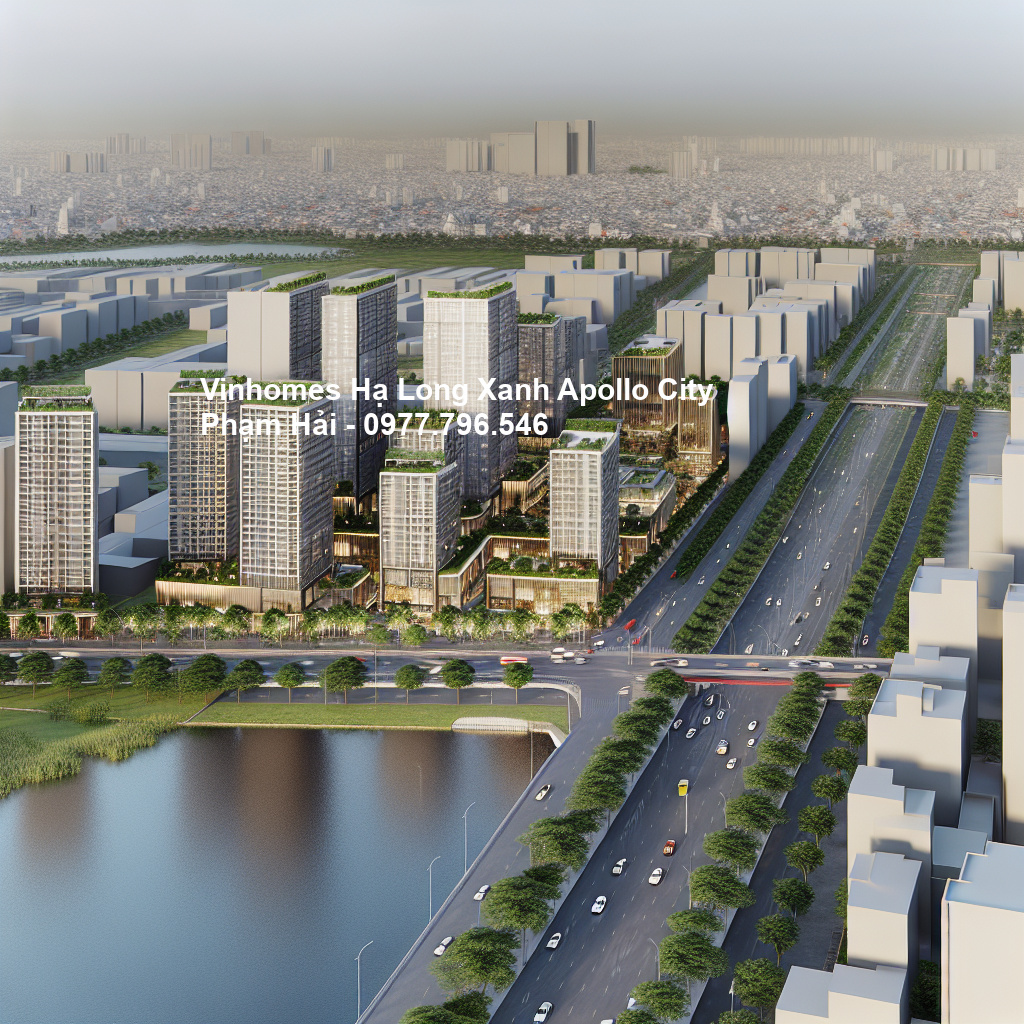 Phối cảnh tổng thể dự án Vinhomes Hạ Long Xanh