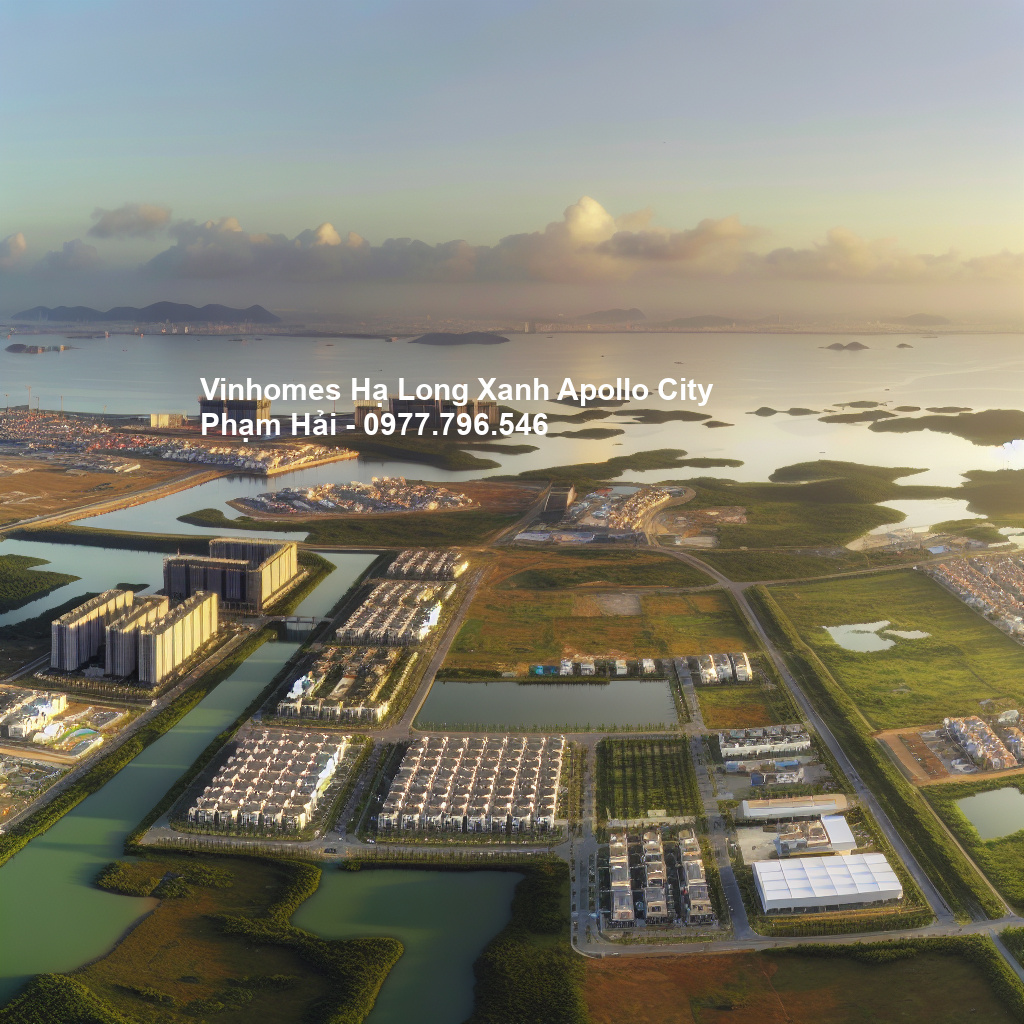 Quy mô Vinhomes Hạ Long Xanh Apollo City: Biểu tượng đô thị xanh tầm cỡ tại miền Bắc 1 Phối cảnh tổng thể dự án Vinhomes Hạ Long Xanh