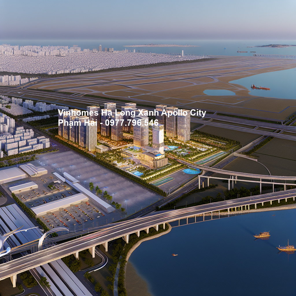 Phối cảnh tổng thể dự án Vinhomes Hạ Long Xanh