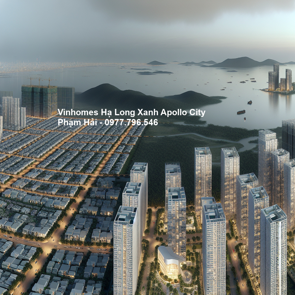 So sánh Vinhomes Hạ Long Xanh và Hạ Long Marina: Bước đi khôn ngoan của giới đầu tư 1 Phối cảnh tổng thể dự án Vinhomes Hạ Long Xanh