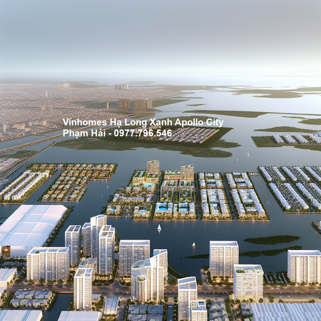 Phối cảnh tổng thể dự án Vinhomes Hạ Long Xanh