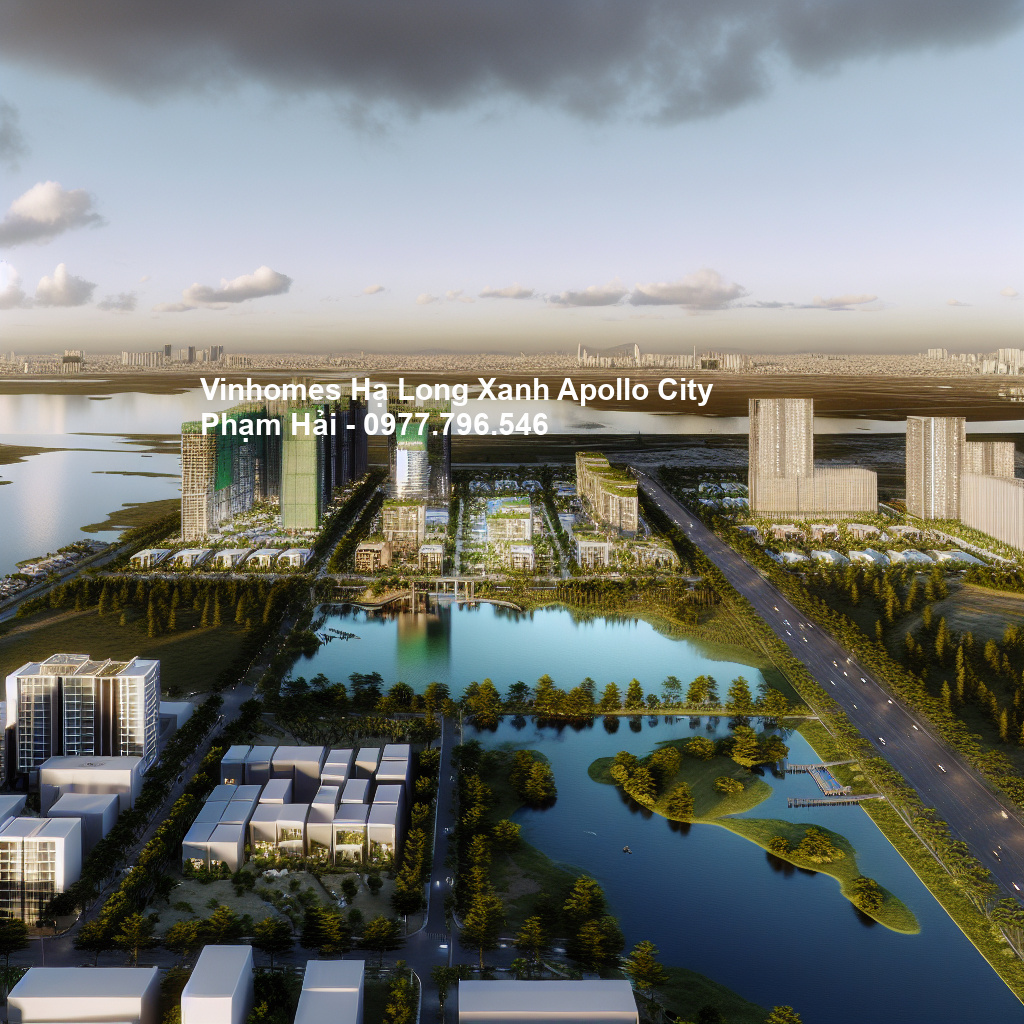 Phối cảnh tổng thể dự án Vinhomes Hạ Long Xanh