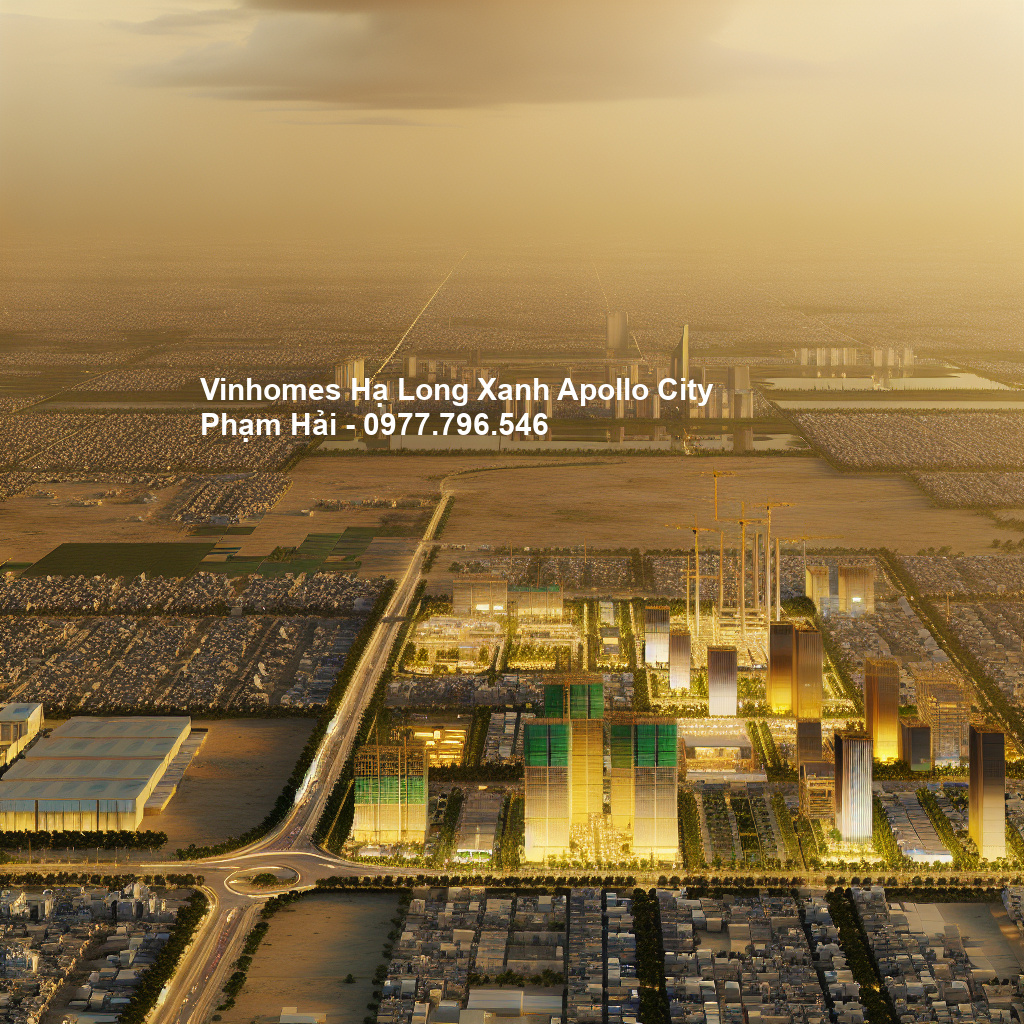 Phối cảnh tổng thể dự án Vinhomes Hạ Long Xanh