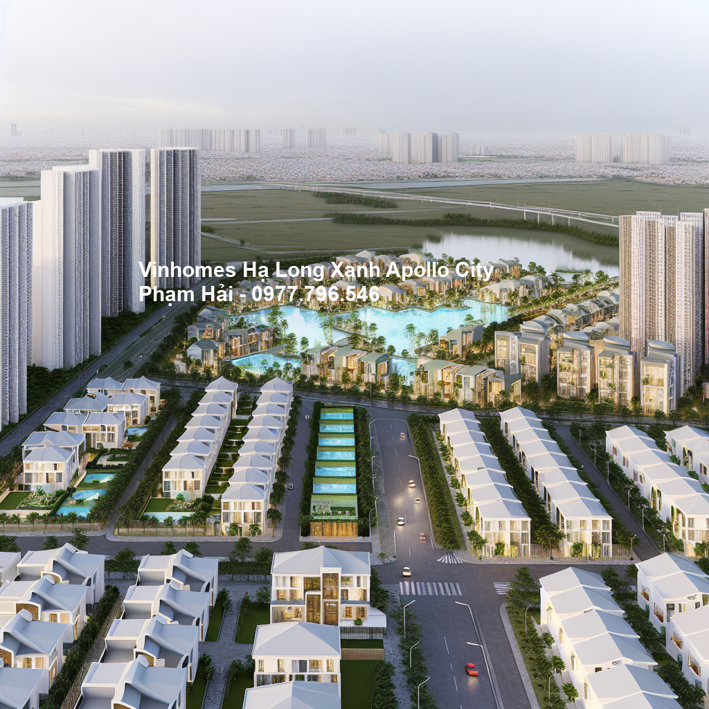 Phối cảnh tổng thể dự án Vinhomes Hạ Long Xanh