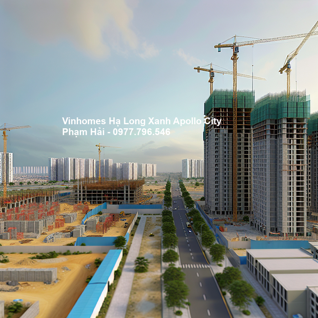 Phối cảnh tổng thể dự án Vinhomes Hạ Long Xanh