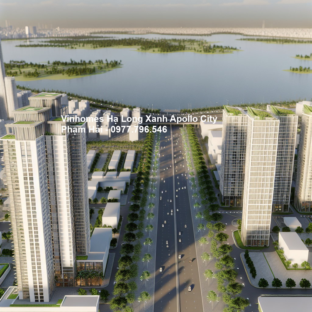 Phối cảnh tổng thể dự án Vinhomes Hạ Long Xanh