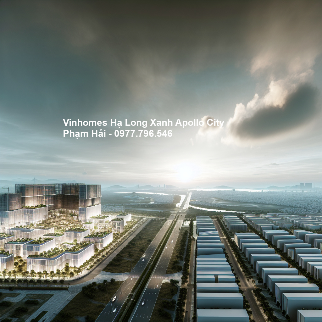 Phối cảnh tổng thể dự án Vinhomes Hạ Long Xanh