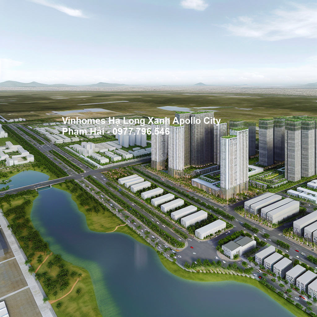 Phối cảnh tổng thể dự án Vinhomes Hạ Long Xanh