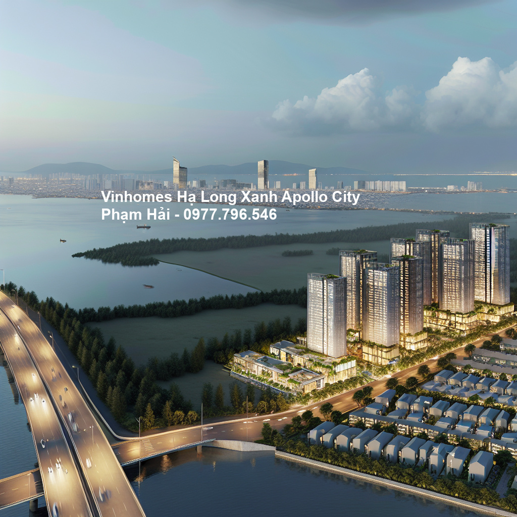 Phối cảnh tổng thể dự án Vinhomes Hạ Long Xanh