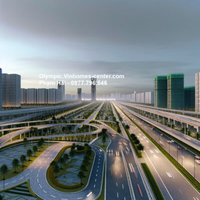 hạ tầng giao thông xung quanh vinhomes olympic - hình ảnh minh họa dự án
