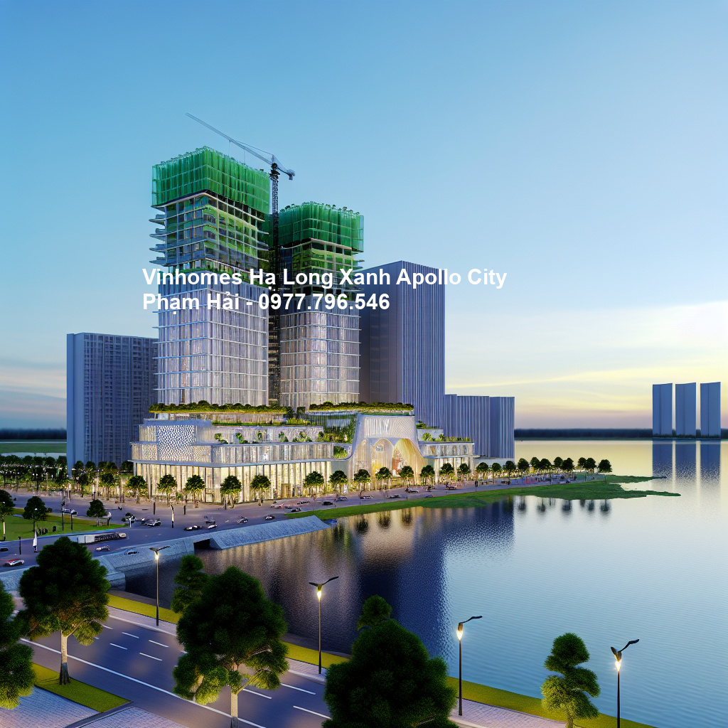 Phối cảnh tổng thể dự án Vinhomes Hạ Long Xanh