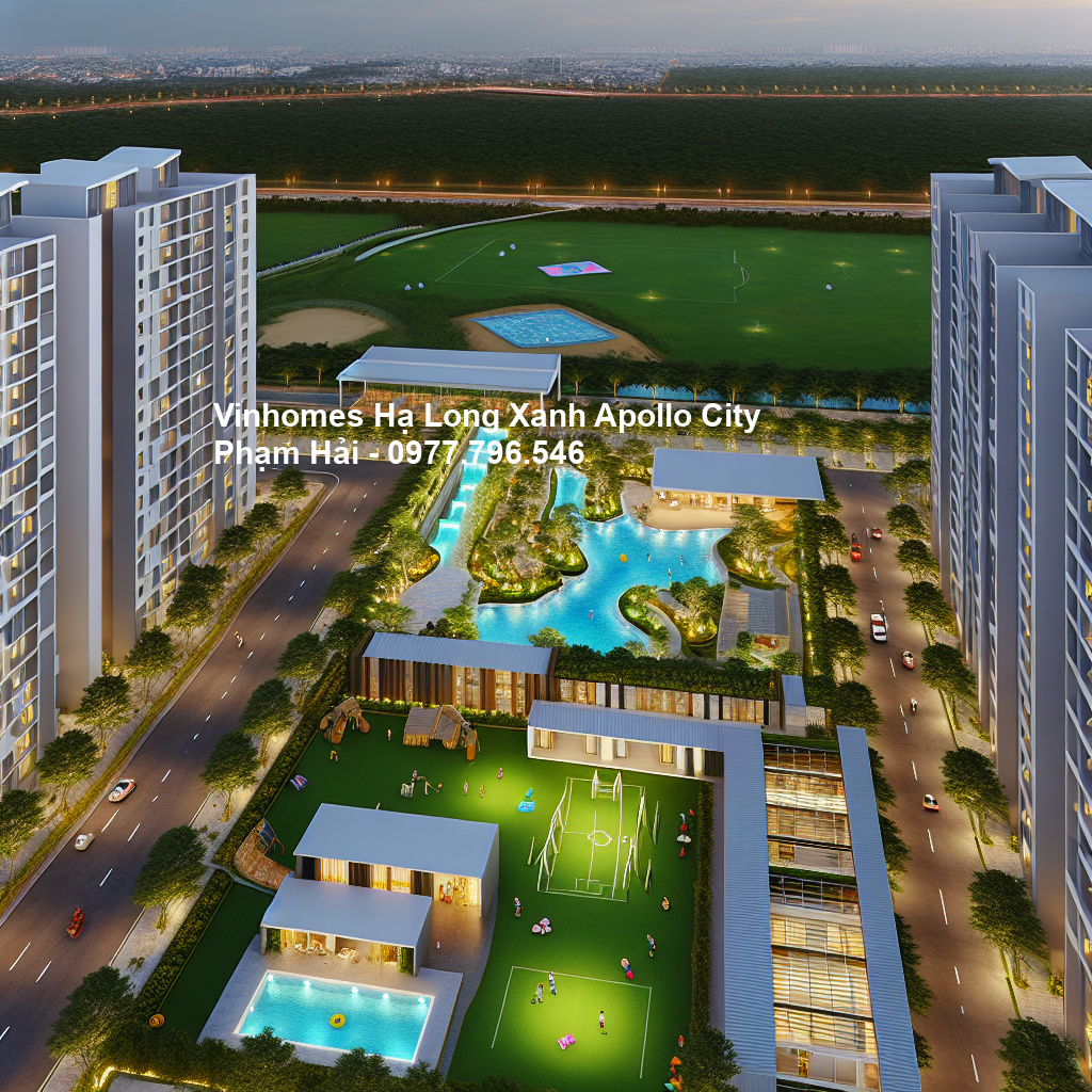 Phối cảnh tổng thể dự án Vinhomes Hạ Long Xanh