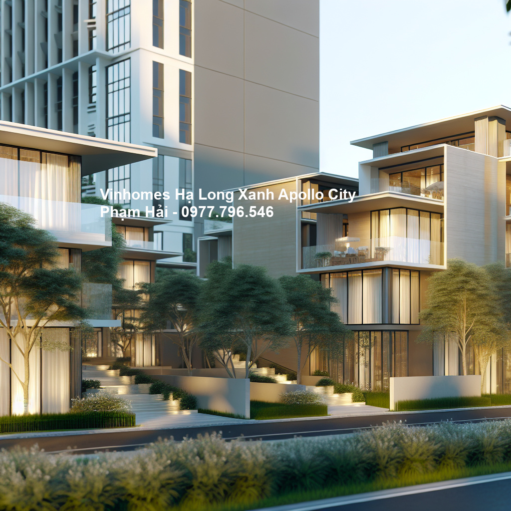 Phối cảnh tổng thể dự án Vinhomes Hạ Long Xanh