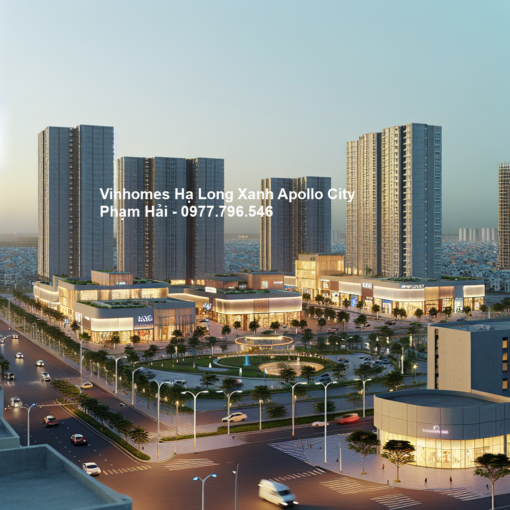 Phối cảnh tổng thể dự án Vinhomes Hạ Long Xanh