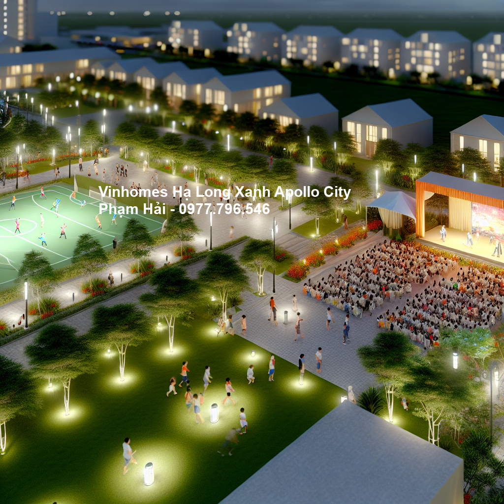 Phối cảnh tổng thể dự án Vinhomes Hạ Long Xanh