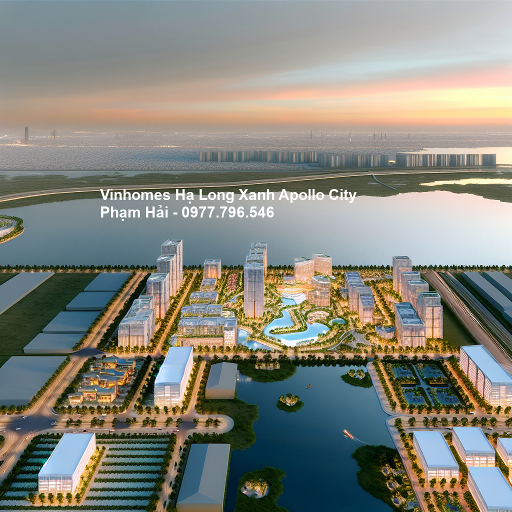 Phối cảnh tổng thể dự án Vinhomes Hạ Long Xanh