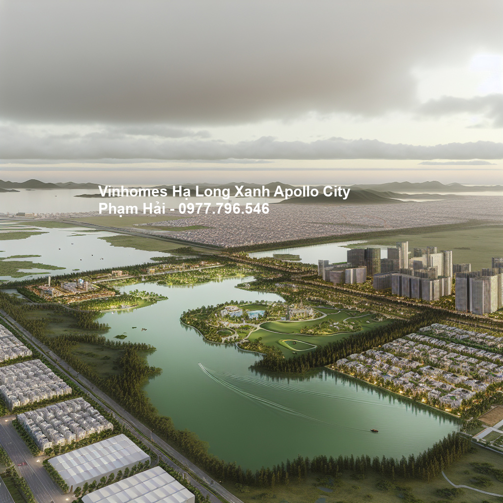 Phối cảnh tổng thể dự án Vinhomes Hạ Long Xanh