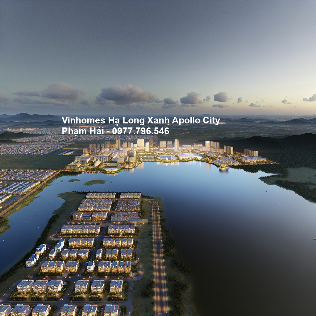 Phối cảnh tổng thể dự án Vinhomes Hạ Long Xanh