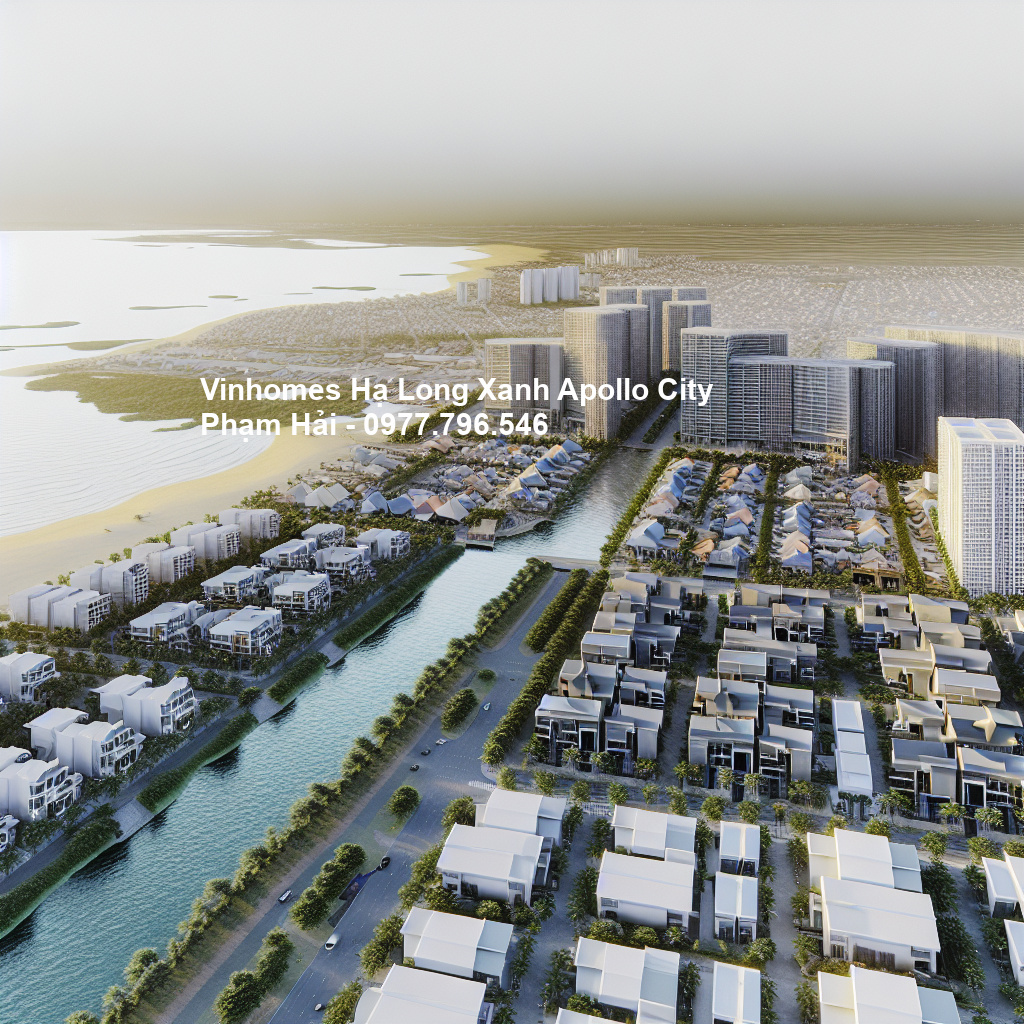 Phối cảnh tổng thể dự án Vinhomes Hạ Long Xanh