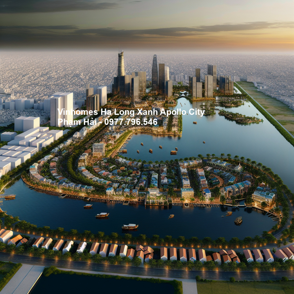 Tổng quan Vinhomes Hạ Long Xanh - Biểu tượng sống mới tại thành phố di sản 1 Phối cảnh tổng thể dự án Vinhomes Hạ Long Xanh