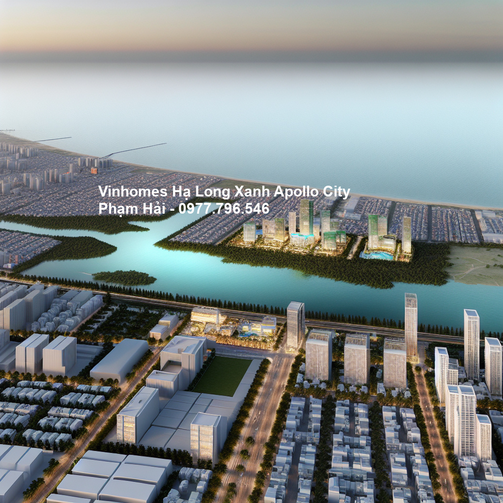 Phối cảnh tổng thể dự án Vinhomes Hạ Long Xanh
