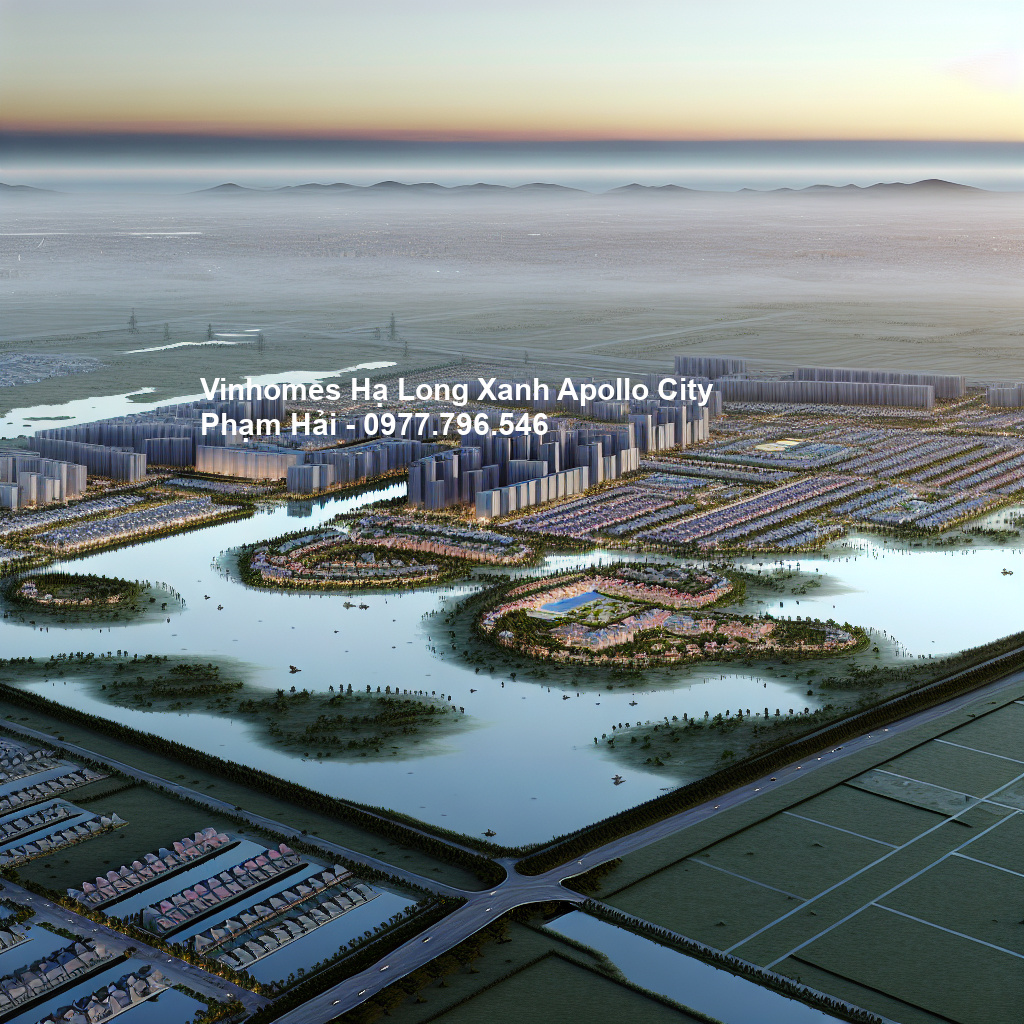 Phối cảnh tổng thể dự án Vinhomes Hạ Long Xanh