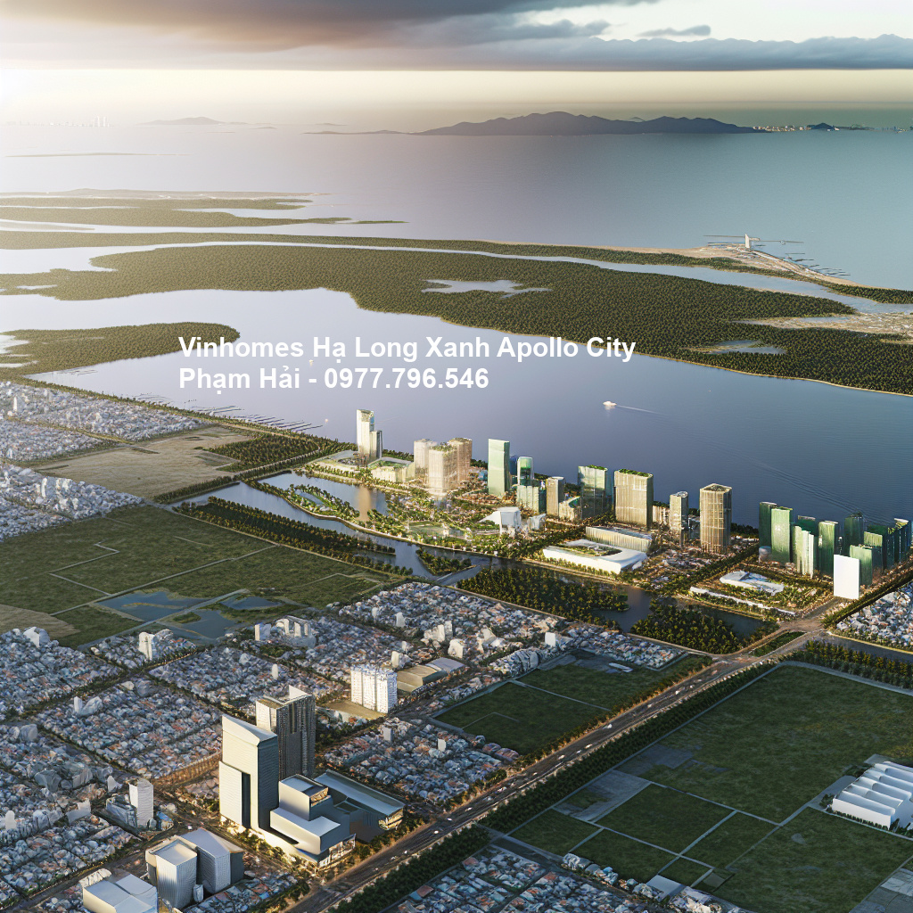 Phối cảnh tổng thể dự án Vinhomes Hạ Long Xanh