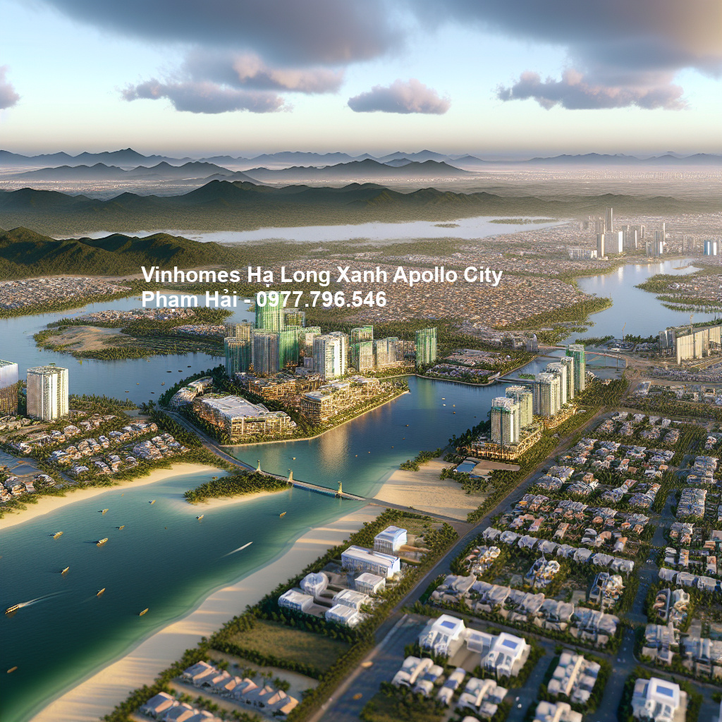 Phối cảnh tổng thể dự án Vinhomes Hạ Long Xanh