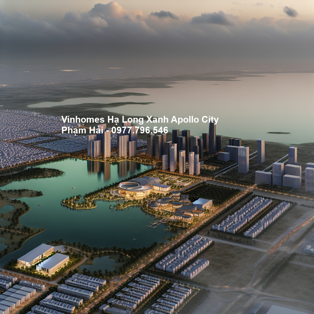 Phối cảnh tổng thể dự án Vinhomes Hạ Long Xanh