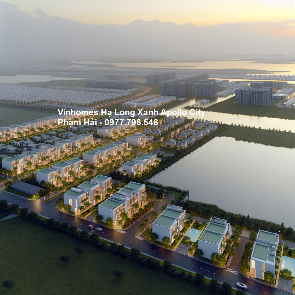 Phối cảnh tổng thể dự án Vinhomes Hạ Long Xanh