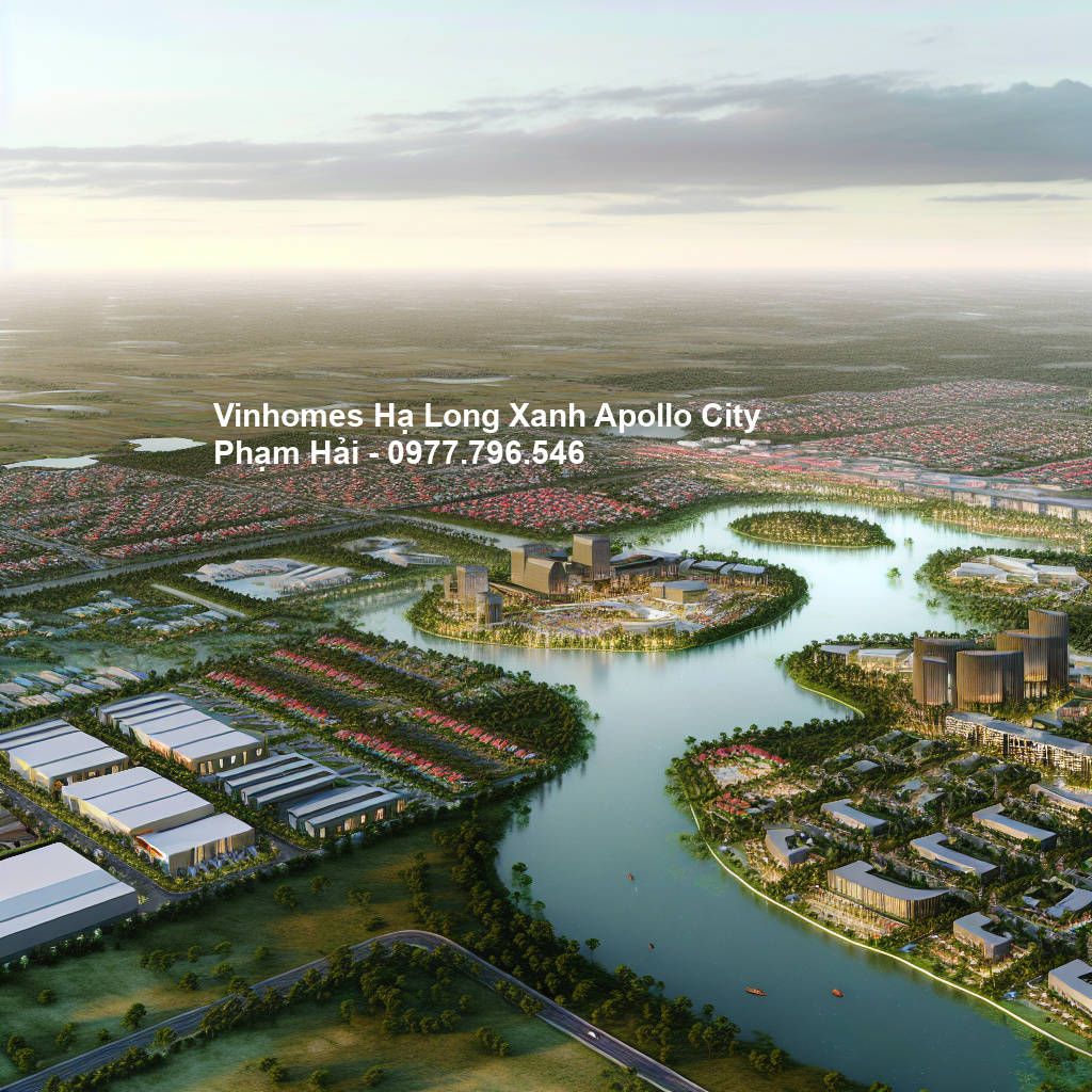 Phối cảnh tổng thể dự án Vinhomes Hạ Long Xanh