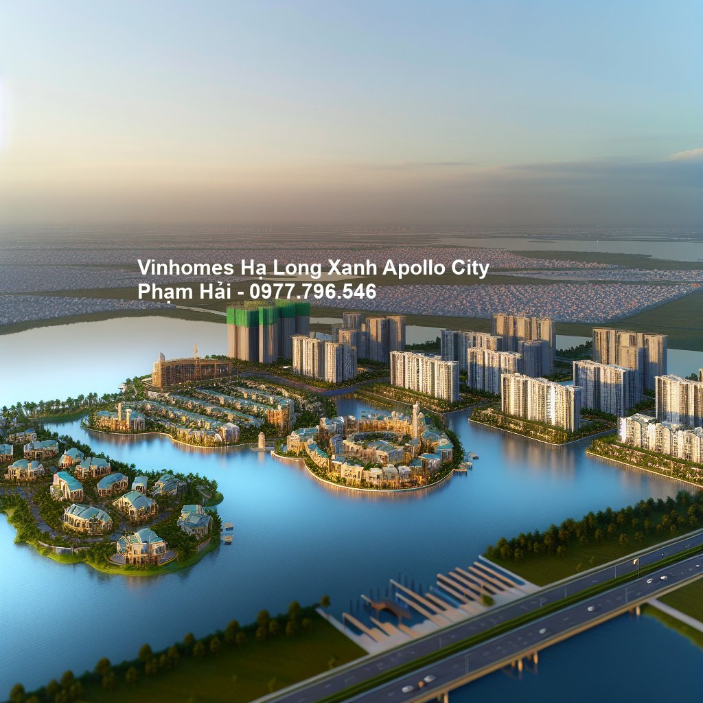 Phối cảnh tổng thể dự án Vinhomes Hạ Long Xanh
