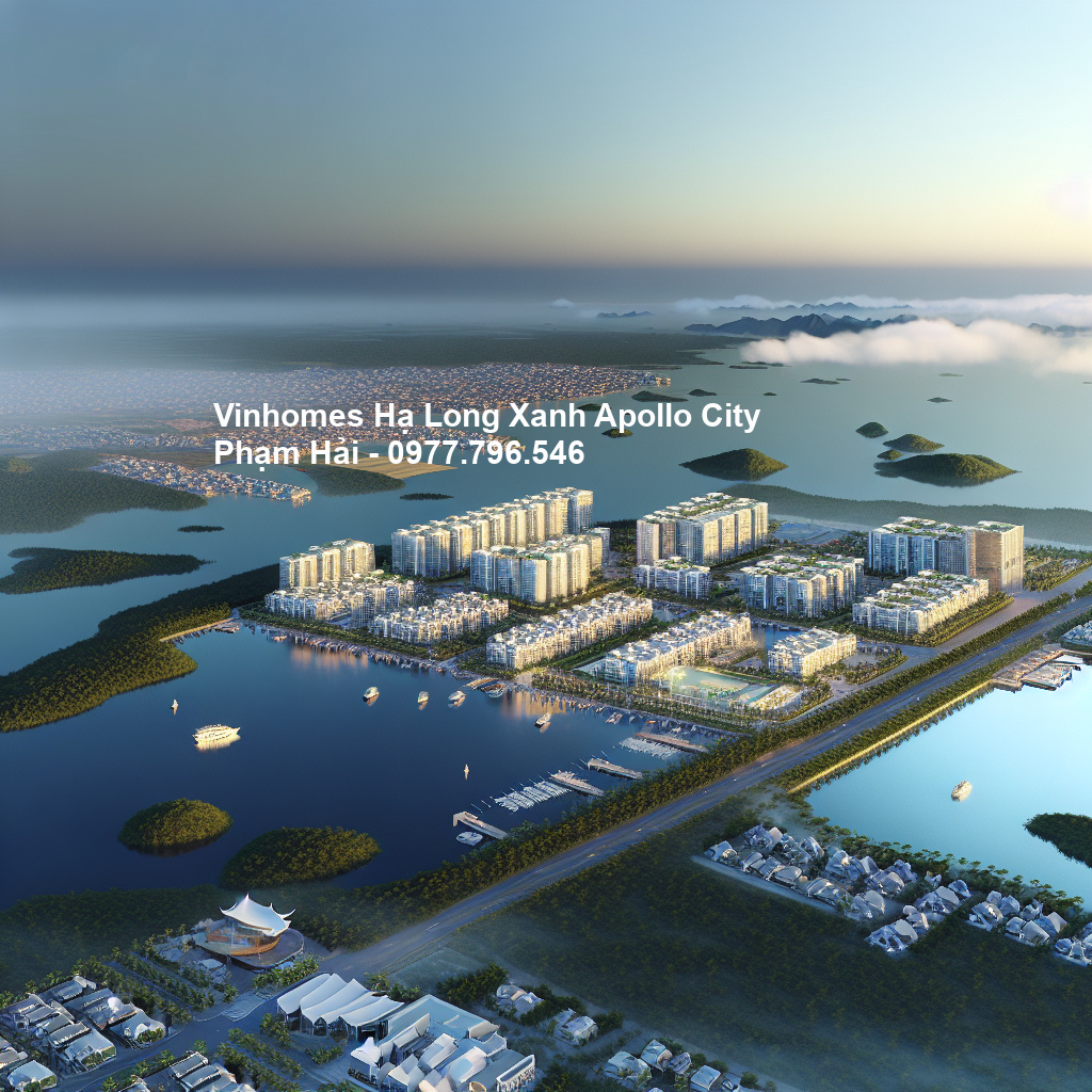 Phối cảnh tổng thể dự án Vinhomes Hạ Long Xanh